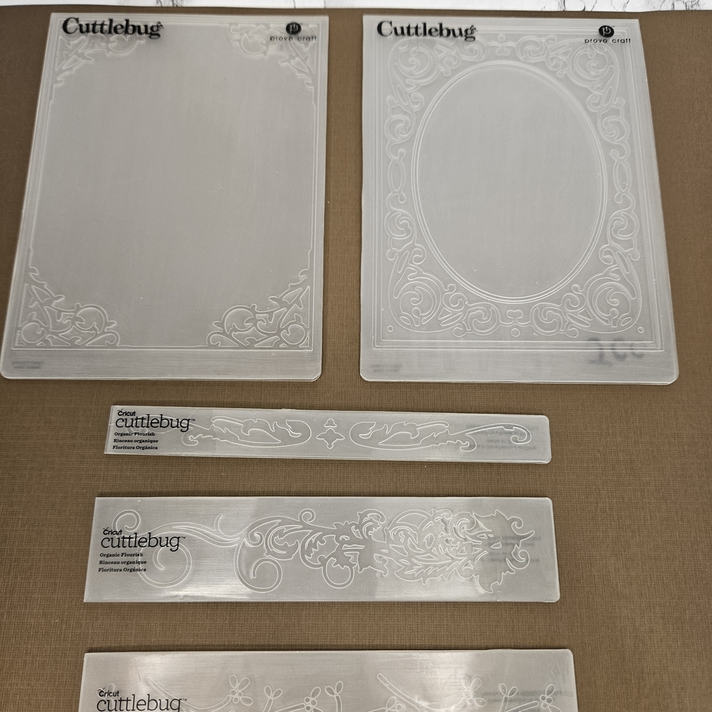 Cuttlebug Embossing Folder Lot